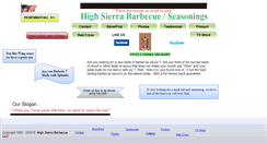 Desktop Screenshot of highsierrabarbecue.com