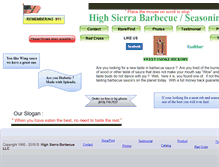 Tablet Screenshot of highsierrabarbecue.com